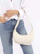 Sac Bandoulière Sosoomao Cuir Etrier Blanc sosoomao ECSO057M-vue-porte
