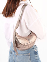 Sac Bandoulière S Sosoomao Cuir Etrier Marron sosoomao ECSO057S-vue-porte
