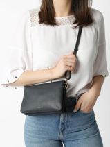 Sac Bandoulière Tradition Cuir Etrier Bleu tradition ETRA0143-vue-porte