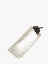 Étui Lunettes Etincelle Irisée Cuir Etrier Or etincelle irisee EETI5001-vue-porte