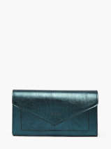 Portefeuille Etincelle Irisée Cuir Etrier Vert etincelle irisee EETI5008