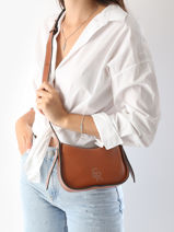 Sac Bandoulière Foudre Cuir Etrier Marron foudre EFOD089S-vue-porte