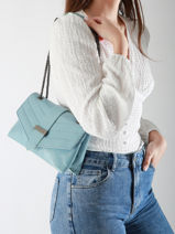 Sac Bandoulière Jana Amour Cuir Etrier Bleu jana amour EJAM002T-vue-porte
