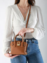 Sac Bandoulière Xs Equestre Cuir Etrier Marron equestre EEQT142X-vue-porte