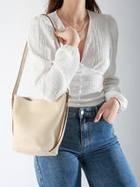Sac Bandoulière Sac à Dos S Cavalier Cuir Etrier Beige cavalier ECLR126S-vue-porte