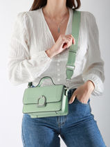 Sac Bandoulière S Altesse Cuir Etrier Vert altesse EALT048S-vue-porte