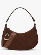 Sac Porté épaule Altesse Suede Etrier Marron altesse suede EASU017M