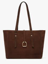 Sac Porté épaule Altesse Suede Etrier Marron altesse suede EASU088M