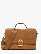 Sac Bandoulière Altesse Suede Etrier Marron altesse suede EASU048M