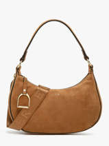 Sac Porté épaule Altesse Suede Etrier Marron altesse suede EASU017M