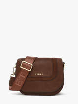 Sac Bandoulière Lasso Etrier Marron lasso ELAS152S