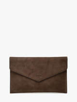 Pochette De Soirée L Paddock Cuir Etrier Marron paddock EPAD075L