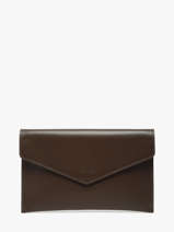 Pochette De Soirée L Paddock Cuir Etrier Marron paddock EPAD075L