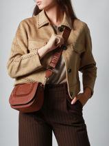 Sac Bandoulière Lasso Etrier Marron lasso ELAS152S-vue-porte