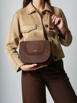 Sac Bandoulière Lasso Etrier Marron lasso ELAS152M-vue-porte