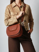 Sac Bandoulière Lasso Etrier Marron lasso ELAS152M-vue-porte