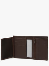 Wallet Leather Madras Etrier Brown madras EMAD271-vue-porte