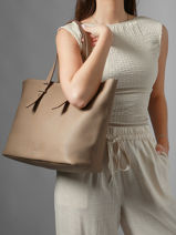 Sac Port� �paule Cavalier Cuir Etrier Marron cavalier ECLR127M-vue-porte