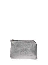 Porte-monnaie Etincelle Irisée Cuir Etrier Argent etincelle irisee EETI811