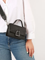 Sac Bandoulière Xs Altesse Cuir Etrier Noir altesse EALT048X-vue-porte