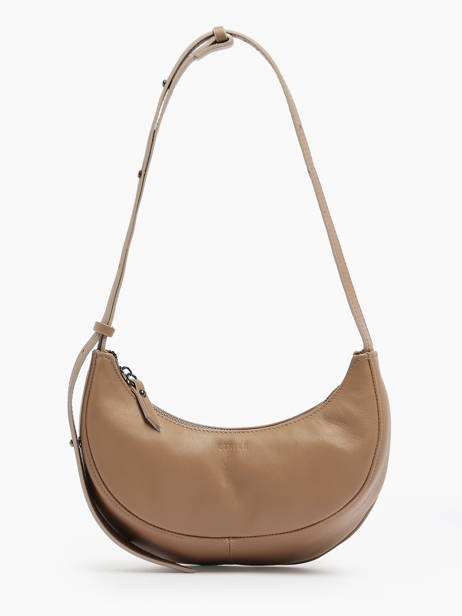 Sac BandouliÃ¨re S Sosoomao Cuir Etrier Beige sosoomao ECSO057S