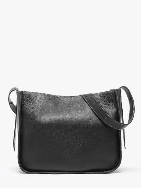 Sac PortÃ© Ã©paule M Foudre Cuir Etrier Noir foudre EFOD087M vue secondaire 4