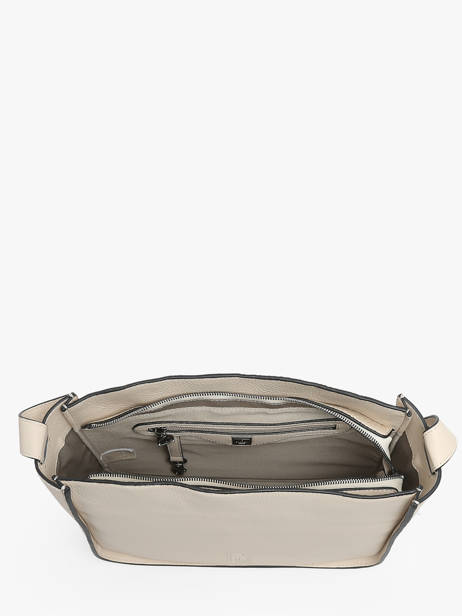 Sac PortÃ© Ã©paule M Foudre Cuir Etrier Beige foudre EFOD087M vue secondaire 3