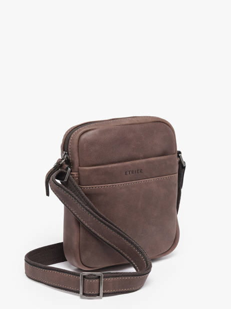 Sac Bandoulière Spider Cuir Etrier Marron spider ESPI704S vue secondaire 2