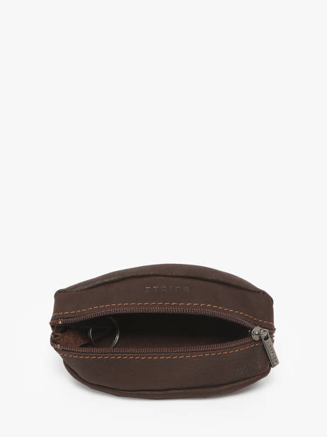 Porte-monnaie Oil Cuir Etrier Marron oil EOIL041 vue secondaire 1