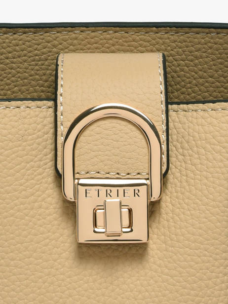 Sac Porté Main S Equestre Cuir Etrier Beige equestre EEQT142S vue secondaire 4